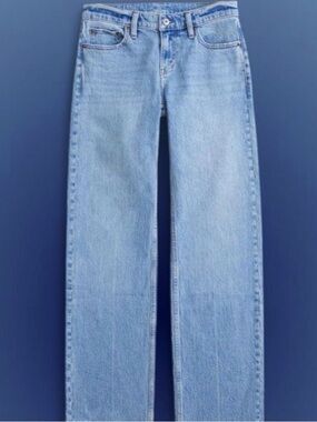 Abercrombie & Fitch Light Blue Straight Leg Jeans